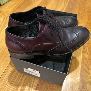 John Varvatos wing tip shoes
